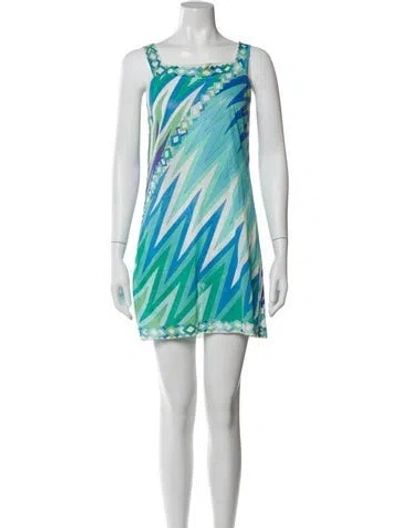 Pre-owned Pucci 1960's Formfit Rogers Nightgown In Blue