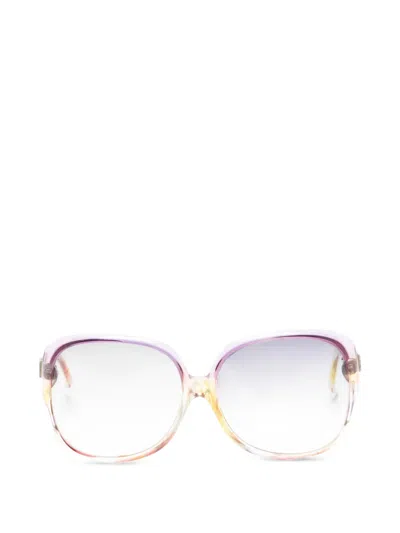 Pre-owned Pucci 1960s Geometric Sunglasses In Purple