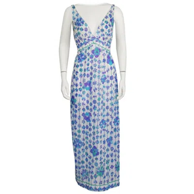 Pre-owned Pucci 1970's Emilio  For Formfit Rogers Slip Dress In Gray
