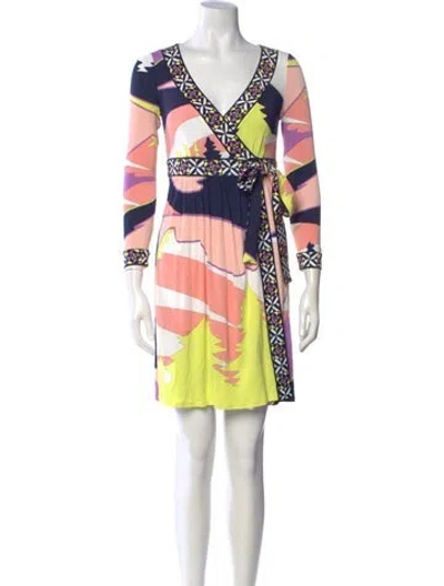 Pre-owned Pucci 2000's Mini Dress In Pink