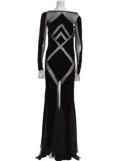 Pre-owned Pucci 2012 Long Dress In Black