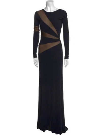 Pre-owned Pucci 2012 Long Dress In Black/neutrals