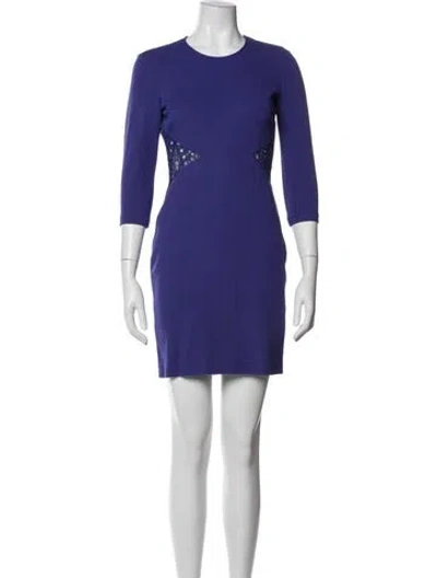 Pre-owned Pucci 2012 Mini Dress In Purple