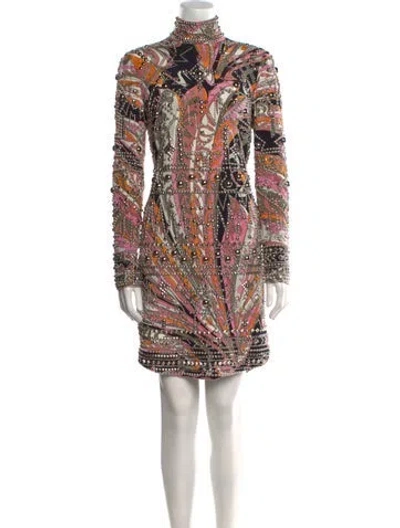 Pre-owned Pucci 2014 Knee-length Dress In Orange
