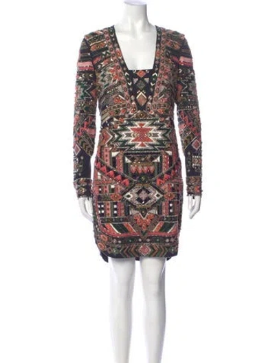 Pre-owned Pucci 2014 Mini Dress In Black