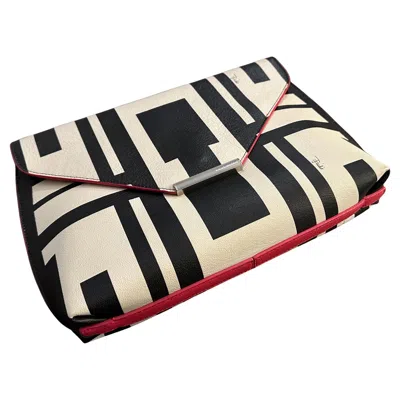 Pre-owned Pucci 21st Century Never Used Black And White Clutch Bag By Emilio