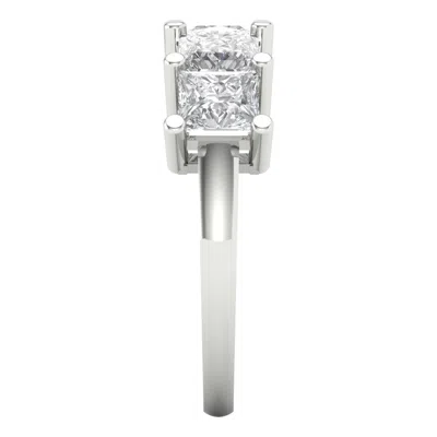 Pre-owned Pucci 3.75 Ct Princess Cut Promise Bridal Wedding Engagement Band Solid 14k White Gold In D