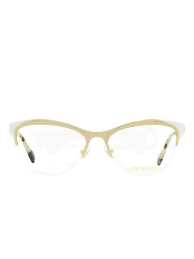 Pucci 5073 Logo-detail Glasses In Multi