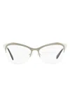 Pucci 5074 Semi-rimless Glasses In Silver