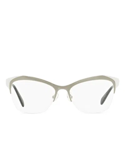 Pucci 5074 Semi-rimless Glasses In Silver