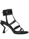 Pucci 80mm Emilia Sandals In Black