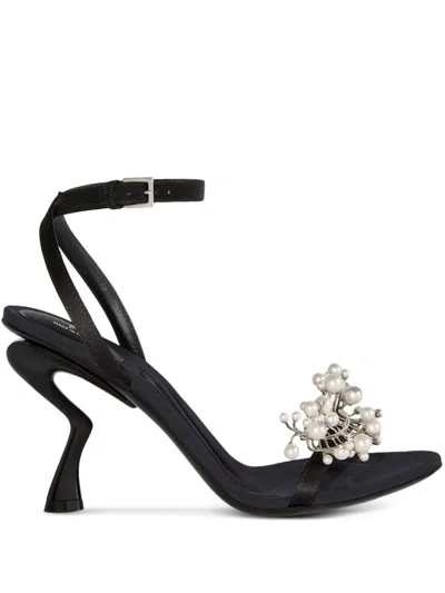 Pucci 95mm Embellished Sandals In Black