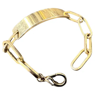 Pre-owned Pucci A 1990s Iconic Gilded Metal Bracelet By Emilio  In Multi