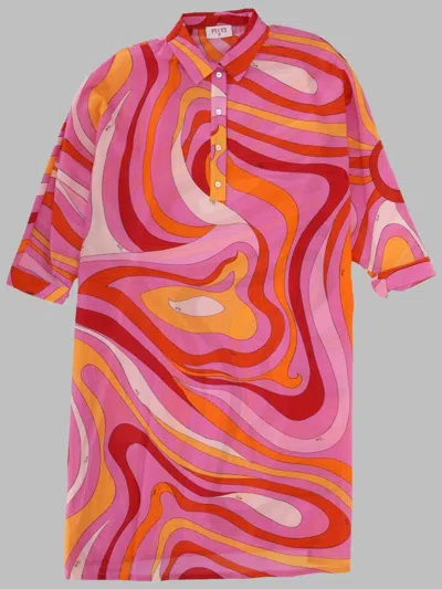 Pucci Abiti Tessuto In Pink