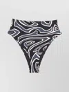 Pucci Abstract Bandeau Two-piece High-waisted Set In Multi