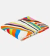Pucci Decke Abstract Aus Baumwolle In Navy/blu-fuxia