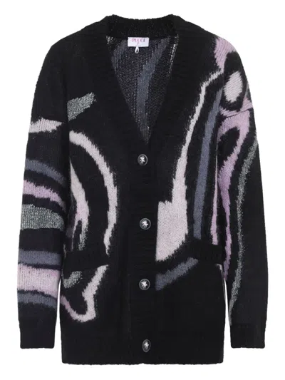 PUCCI ABSTRACT-PATTER CARDIGAN