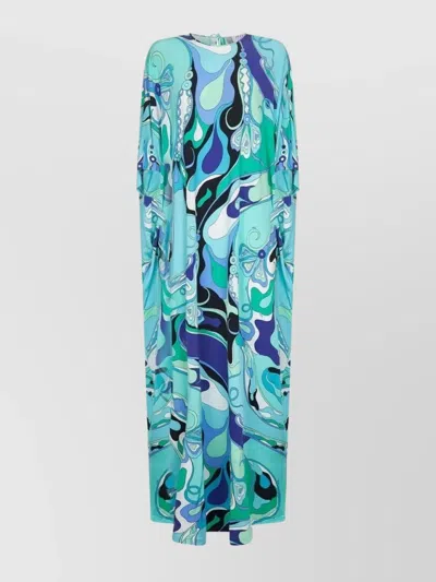 Pucci Abstract Pattern Long Kaftan
