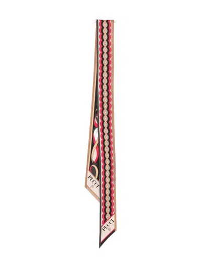Pucci Abstract-pattern Scarf In Multi