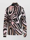 Pucci Abstract Pattern Silk Shirt With Long Sleeves