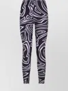 Pucci Abstract Pattern Stretch Fit Trousers In Black