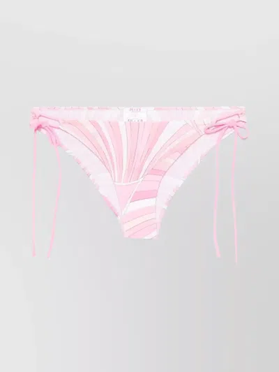 PUCCI ABSTRACT PATTERN TIE-SIDE LOW-RISE BIKINI BOTTOM