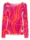 Pucci Abstract-pattern Top In Red