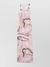 Pucci Beige Printed Tulle Long Dress