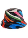 Pucci Abstract Print Bucket Hat In Black