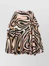 Pucci Marmo Print Silk Kaftan In Brown