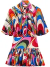 Pucci Short Dress In Multicolour