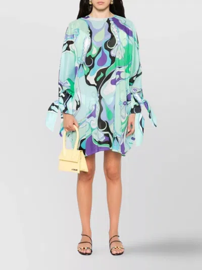 Pucci Abstract Print Kaftan Dress