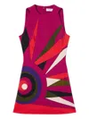 Pucci Abstract-print Mini Dress In Multi