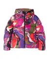 Pucci Abstract-print Puffer Jacket Clothing In Multi