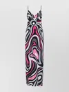 Pucci Marmo-print Maxi Silk Dress