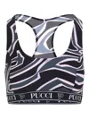Pucci Geometric Racerback Top For Modern Style In Multi