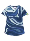 Pucci Abstract-print T-shirt In 蓝色