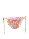 Pucci Abstract-print Side-tie Bikini Bottoms In Multi