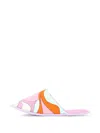 Pucci Abstract-print Slippers In Multi