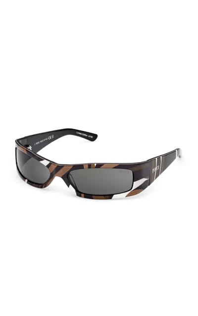 Pucci Acetate Sunglasses In Animal Print