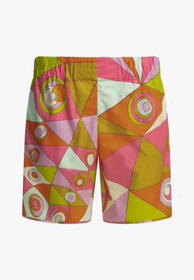 PUCCI ANGOLI PRINT SHORTS