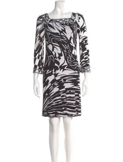 Pre-owned Pucci Animal Print Mini Dress In Pink