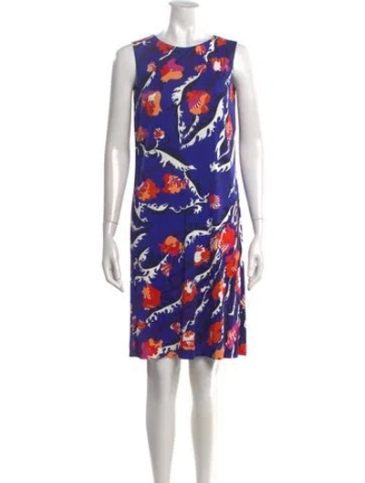 Pre-owned Pucci Archivio Mini Dress In Blue