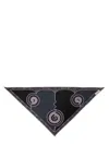 Pucci Triangle Scarf Abstract Pattern Design In Black