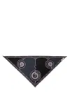 Pucci Triangle Scarf Abstract Pattern Design In Black