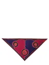Pucci Triangle Scarf Featuring Bold Pattern In Multi