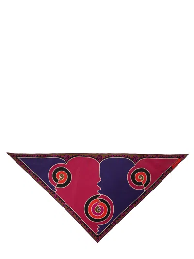PUCCI ASTRO PRINT TRIANGLE SCARF