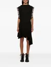 Pucci Asymmetric Short Dress In Black