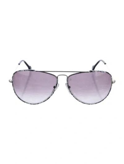 Pre-owned Pucci Aviator Tinted Sunglasses In Multi