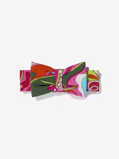 Pucci Kids'  Baby Girls Bow Headband In Multi